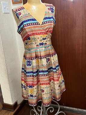 Pretty print dress L